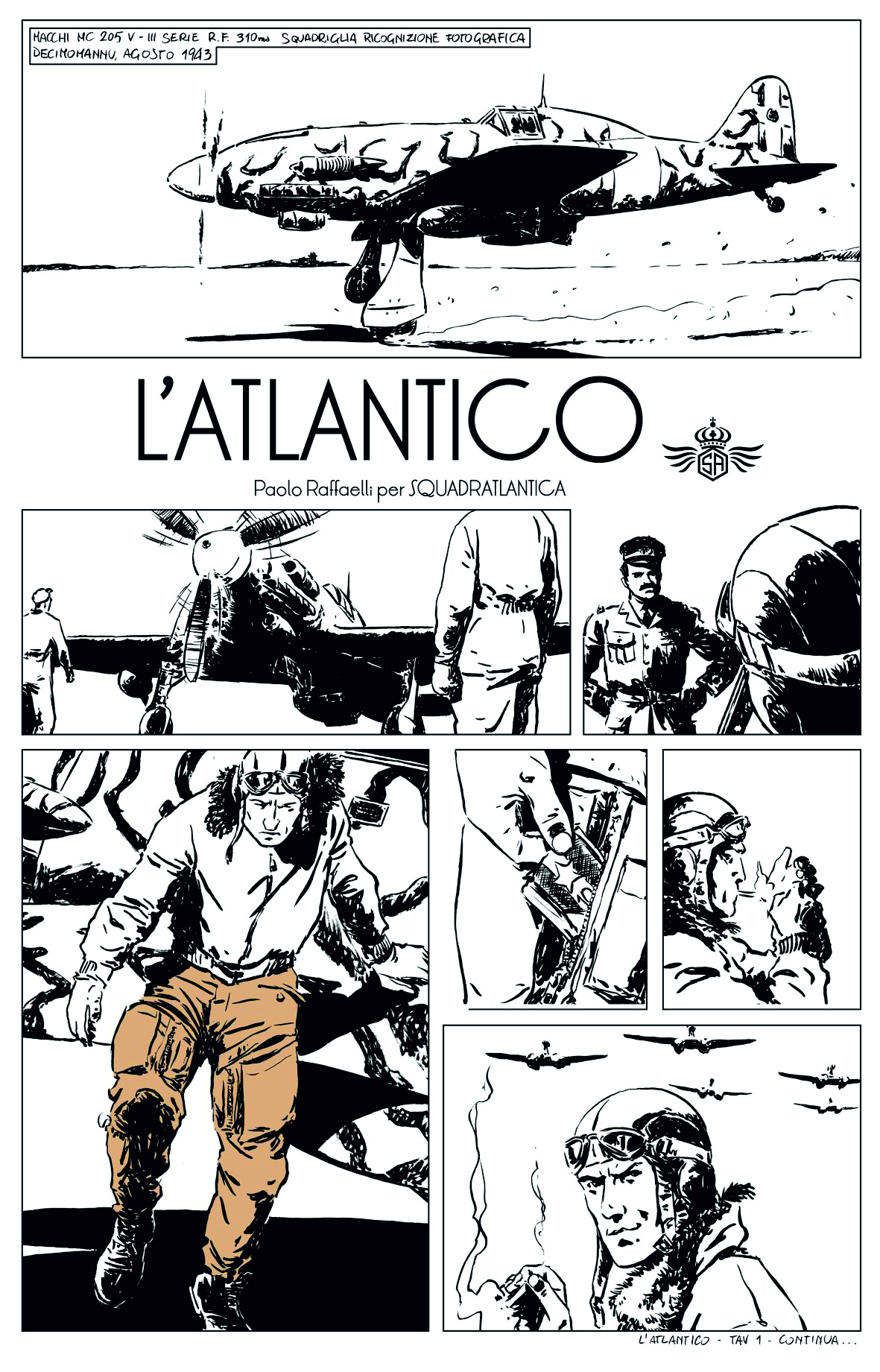 Atlantico fumetto Squadratlantica