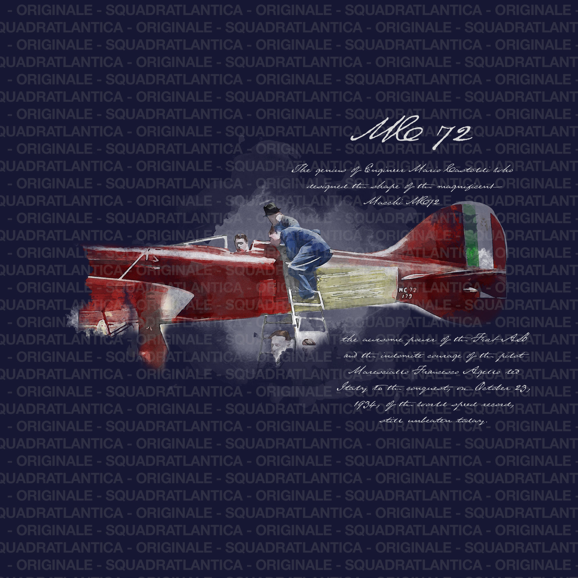 Macchi MC72 BLU NAVY Macchi MC72 BLU NAVY