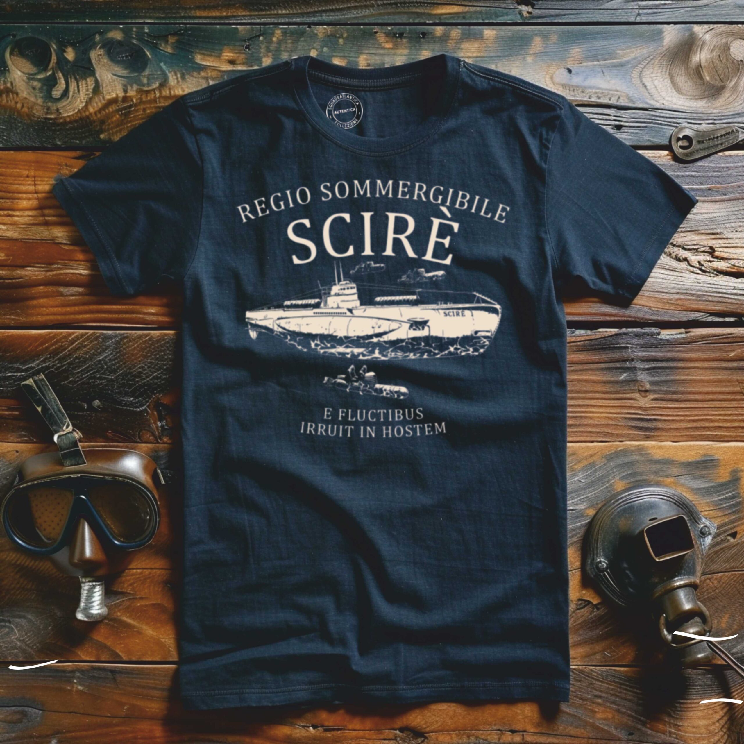 TSHIRT SCIRE' SQUADRATLANTICA