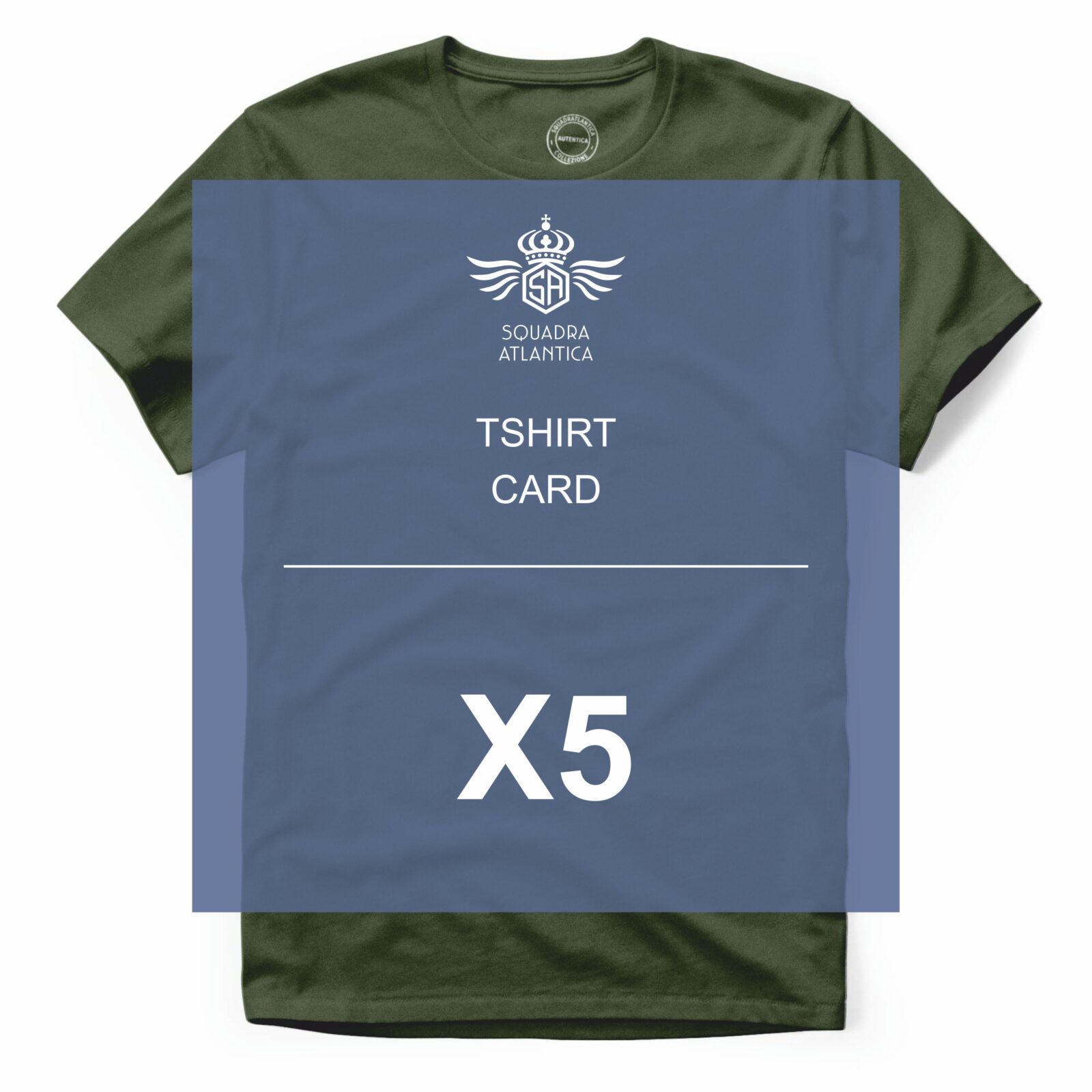 TSHIRT CARD X5 Squadratlantica