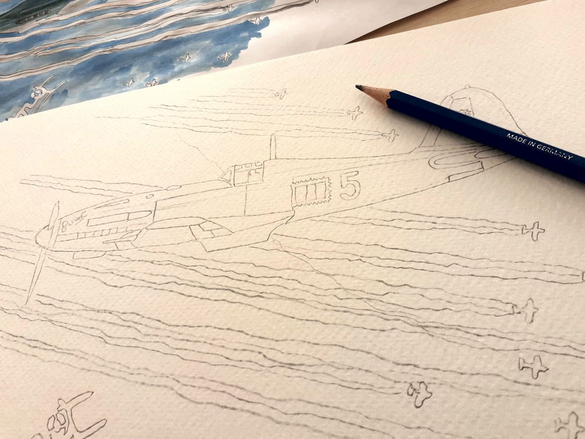 Squadratlantica G55 sketching