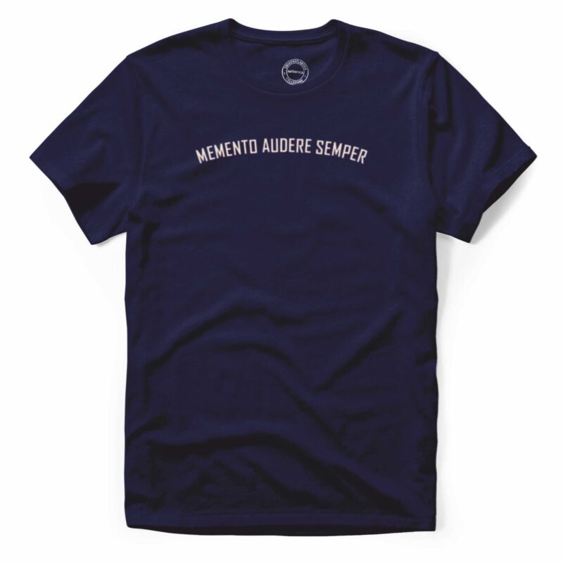 Memento Audere Semper Tshirt blu Squadratlantica